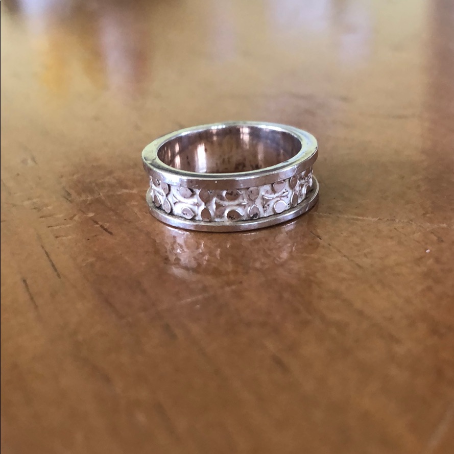 Coach Silver Ring!